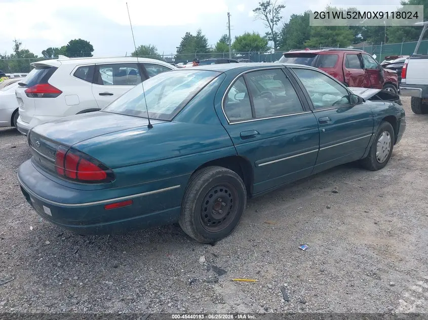 1999 Chevrolet Lumina VIN: 2G1WL52M0X9118024 Lot: 45440193