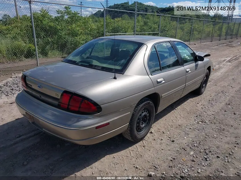 1999 Chevrolet Lumina Ls VIN: 2G1WL52M2X9148769 Lot: 45458288