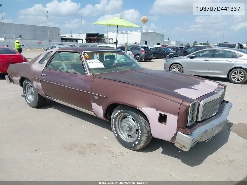 1977 Chevrolet Malibu VIN: 1D37U7D441337 Lot: 45493851