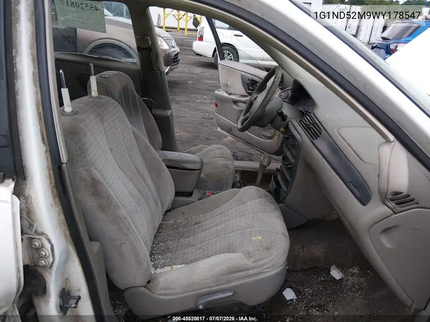 1998 Chevrolet Malibu VIN: 1G1ND52M9WY178547 Lot: 45520817