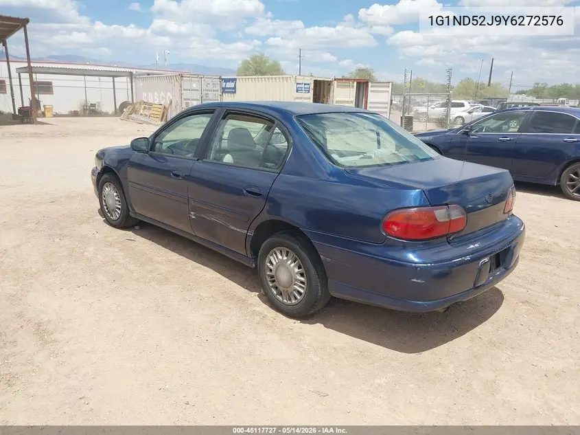 2000 Chevrolet Malibu VIN: 1G1ND52J9Y6272576 Lot: 45117727