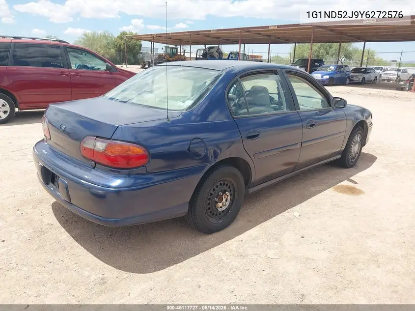 2000 Chevrolet Malibu VIN: 1G1ND52J9Y6272576 Lot: 45117727