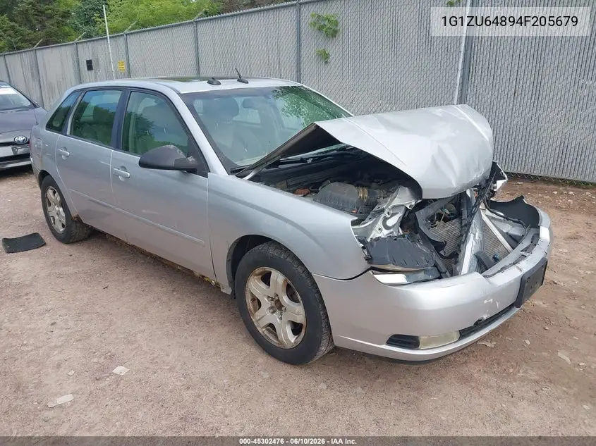 2004 Chevrolet Malibu Maxx Lt VIN: 1G1ZU64894F205679 Lot: 45302476