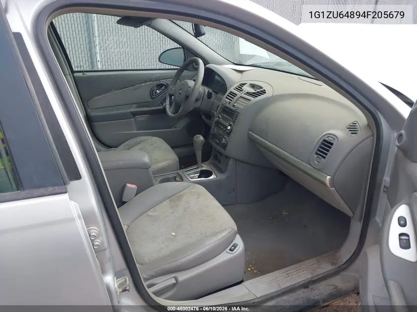 2004 Chevrolet Malibu Maxx Lt VIN: 1G1ZU64894F205679 Lot: 45302476