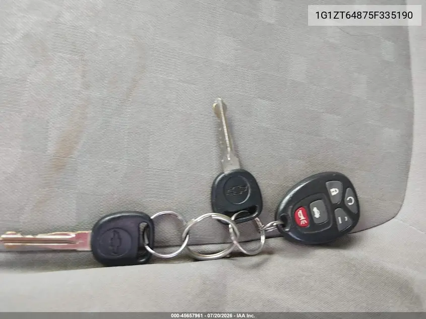 2005 Chevrolet Malibu Maxx Ls VIN: 1G1ZT64875F335190 Lot: 45657961