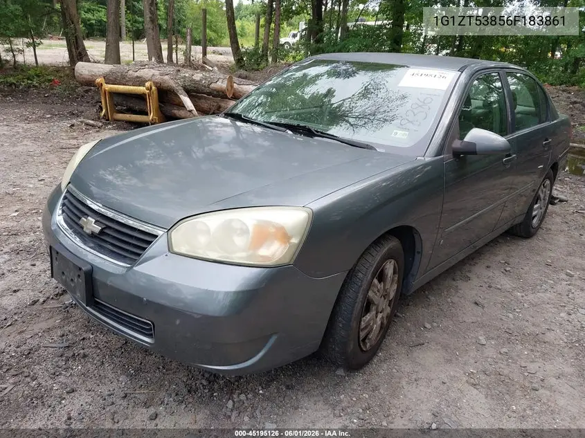 2006 Chevrolet Malibu Lt VIN: 1G1ZT53856F183861 Lot: 45195126
