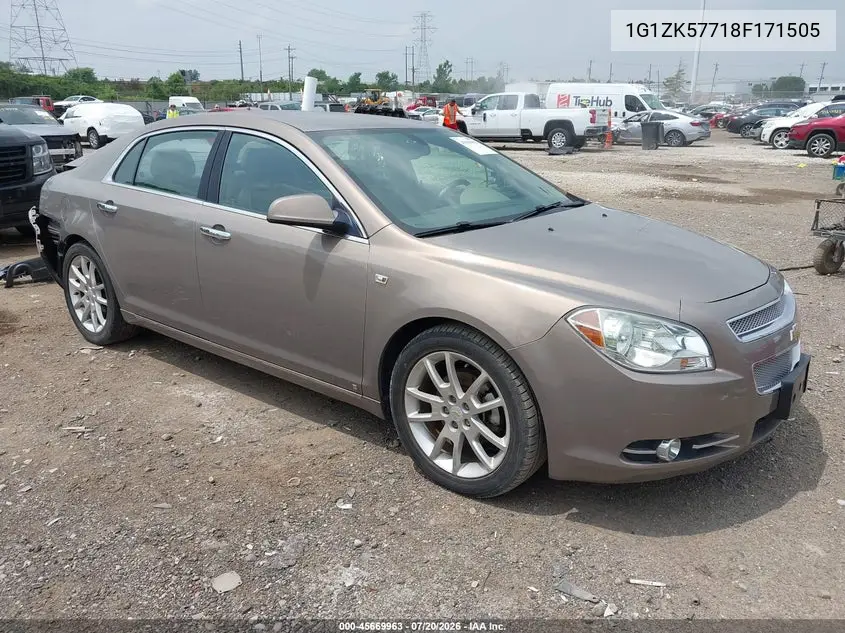 2008 Chevrolet Malibu Ltz VIN: 1G1ZK57718F171505 Lot: 45669963