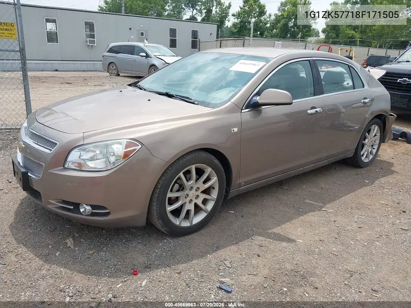 2008 Chevrolet Malibu Ltz VIN: 1G1ZK57718F171505 Lot: 45669963