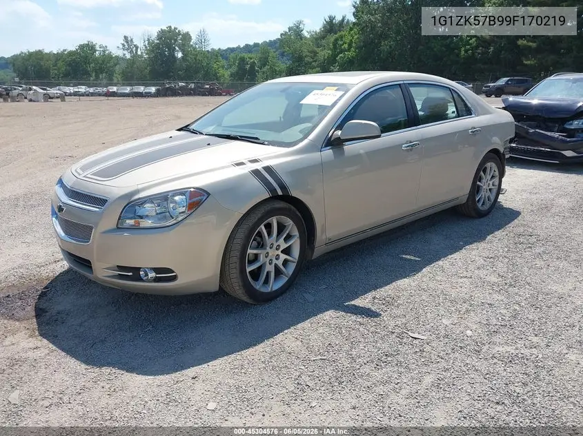 2009 Chevrolet Malibu Ltz VIN: 1G1ZK57B99F170219 Lot: 45304576