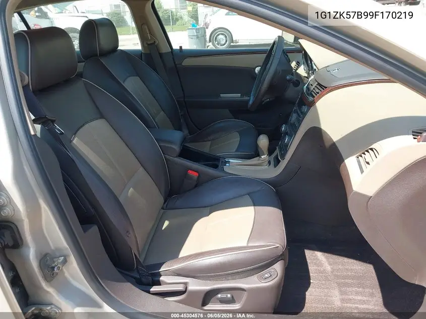 2009 Chevrolet Malibu Ltz VIN: 1G1ZK57B99F170219 Lot: 45304576