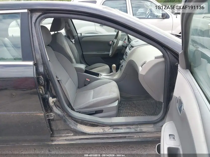 2010 Chevrolet Malibu Ls VIN: 1G1ZA5E0XAF191136 Lot: 45105519
