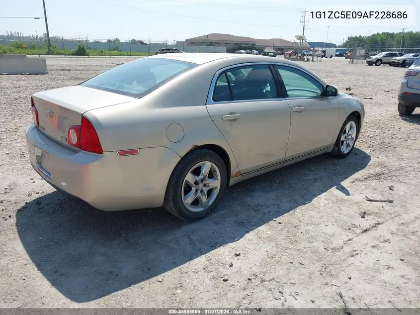 2010 Chevrolet Malibu Lt VIN: 1G1ZC5E09AF228686 Lot: 45555869