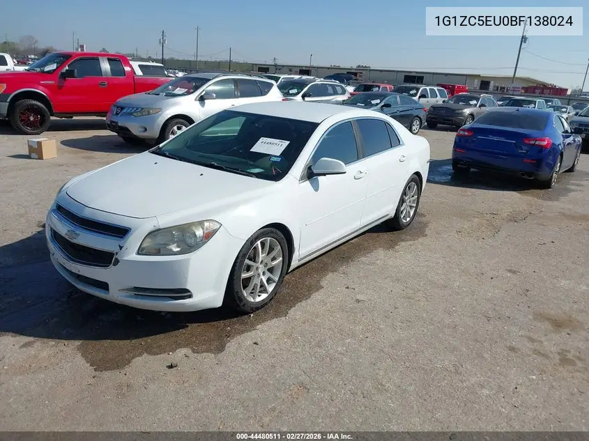 1G1ZC5EU0BF138024 2011 Chevrolet Malibu 1Lt