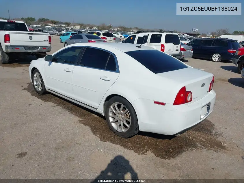 1G1ZC5EU0BF138024 2011 Chevrolet Malibu 1Lt