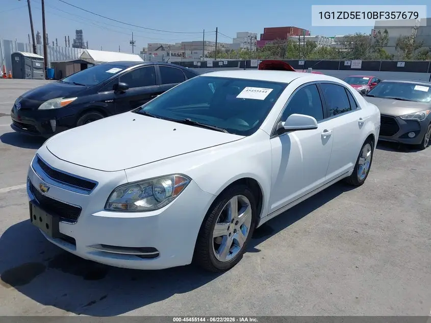 1G1ZD5E10BF357679 2011 Chevrolet Malibu 2Lt