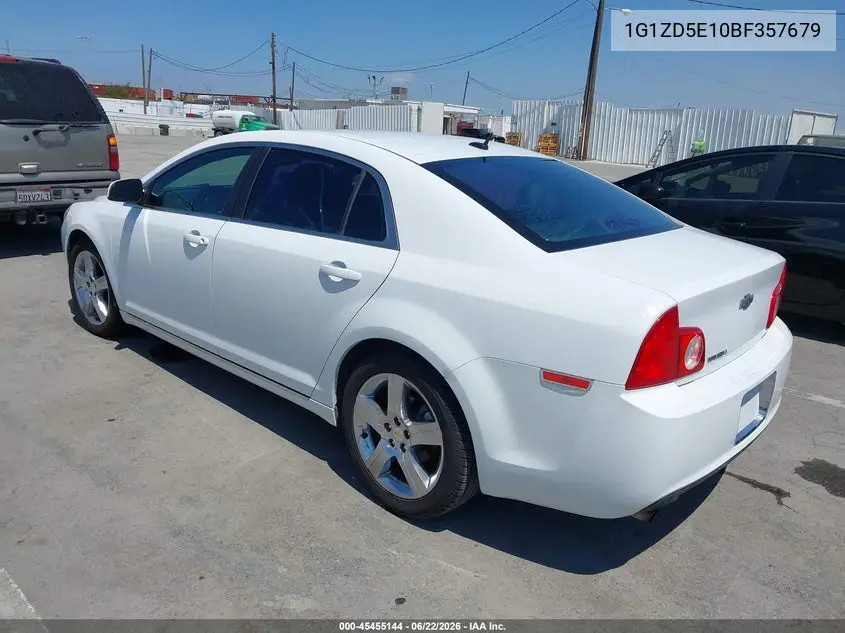1G1ZD5E10BF357679 2011 Chevrolet Malibu 2Lt