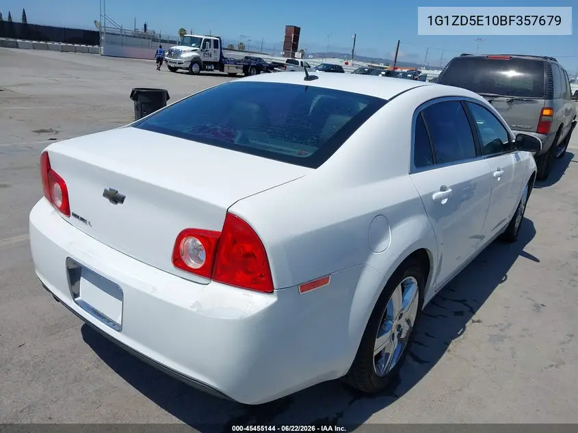 1G1ZD5E10BF357679 2011 Chevrolet Malibu 2Lt