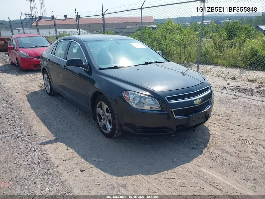 2011 Chevrolet Malibu Ls VIN: 1G1ZB5E11BF355848 Lot: 45633898