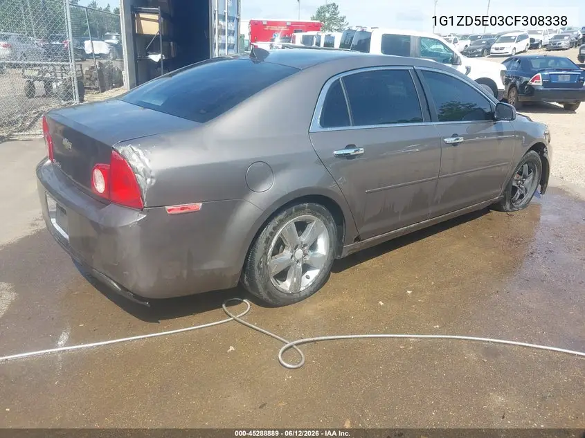 2012 Chevrolet Malibu 2Lt VIN: 1G1ZD5E03CF308338 Lot: 45288889