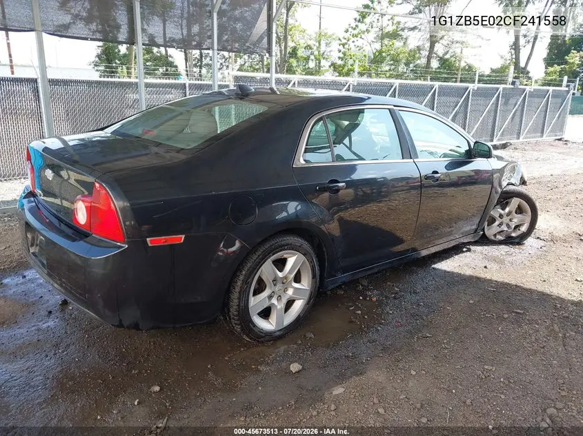 2012 Chevrolet Malibu Ls VIN: 1G1ZB5E02CF241558 Lot: 45673513