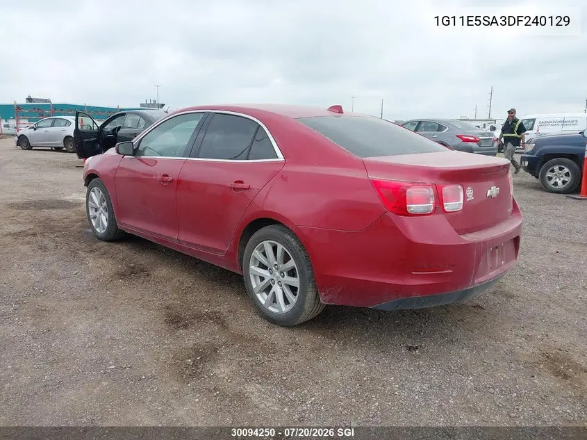 2013 Chevrolet Malibu 2Lt VIN: 1G11E5SA3DF240129 Lot: 30094250