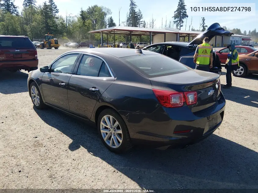 2013 Chevrolet Malibu 1Lz VIN: 1G11H5SA8DF274798 Lot: 45253669