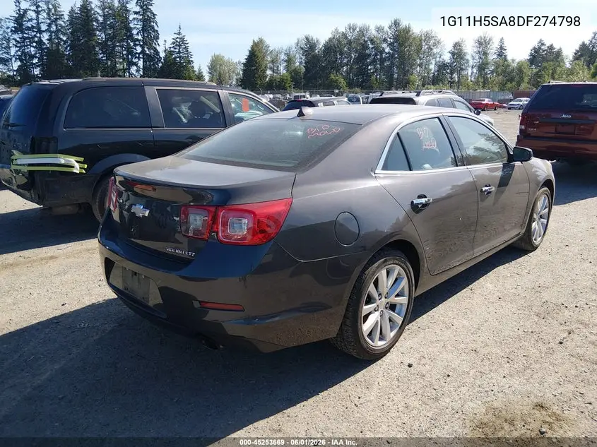 2013 Chevrolet Malibu 1Lz VIN: 1G11H5SA8DF274798 Lot: 45253669