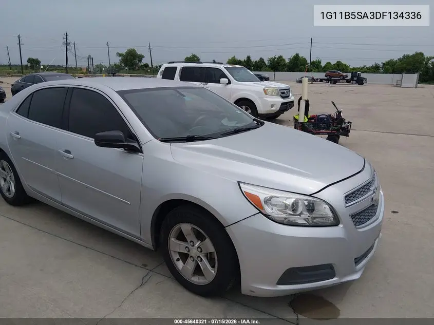 2013 Chevrolet Malibu 1Ls VIN: 1G11B5SA3DF134336 Lot: 45640321