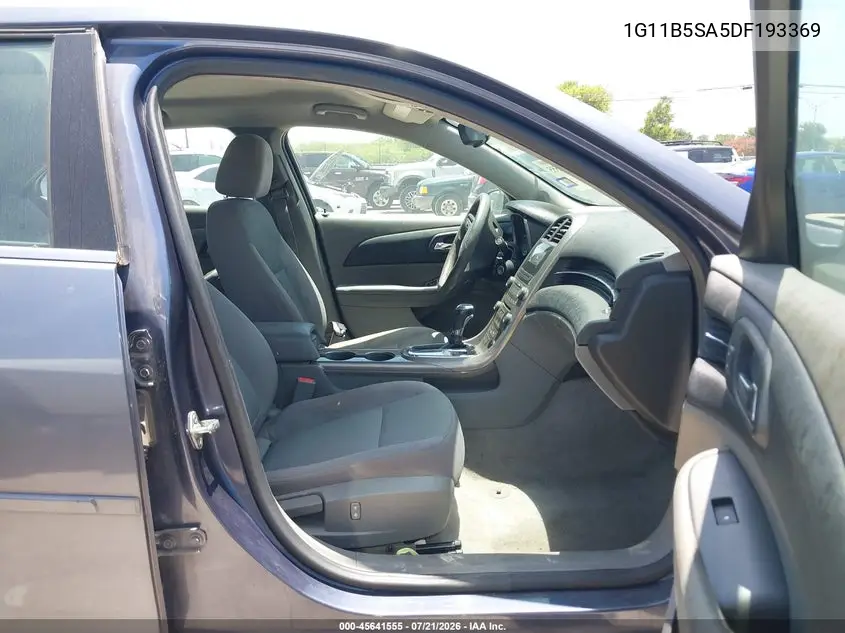 2013 Chevrolet Malibu 1Ls VIN: 1G11B5SA5DF193369 Lot: 45641555