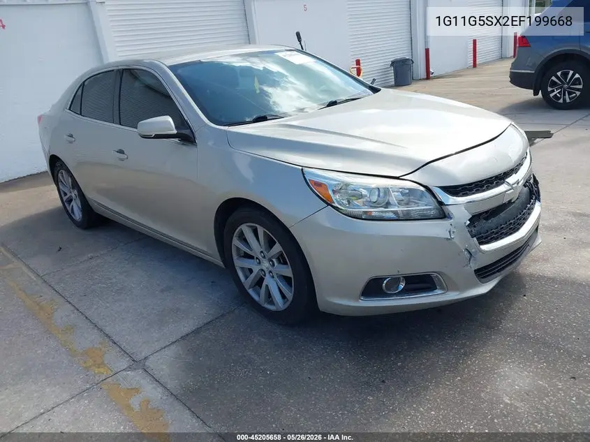 2014 Chevrolet Malibu 3Lt VIN: 1G11G5SX2EF199668 Lot: 45205658