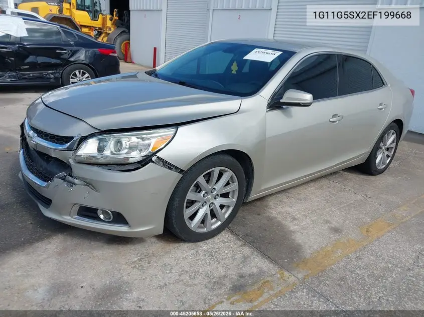 2014 Chevrolet Malibu 3Lt VIN: 1G11G5SX2EF199668 Lot: 45205658
