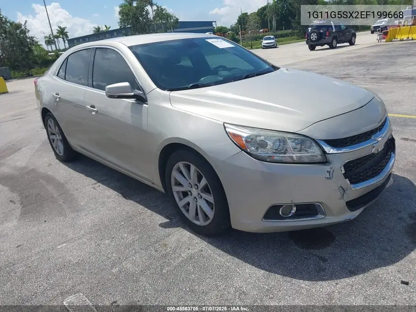 2014 Chevrolet Malibu 3Lt VIN: 1G11G5SX2EF199668 Lot: 45563705