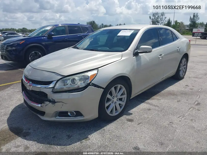 2014 Chevrolet Malibu 3Lt VIN: 1G11G5SX2EF199668 Lot: 45563705