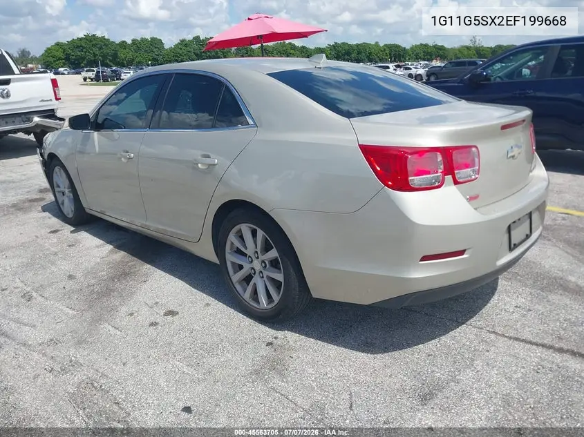 2014 Chevrolet Malibu 3Lt VIN: 1G11G5SX2EF199668 Lot: 45563705