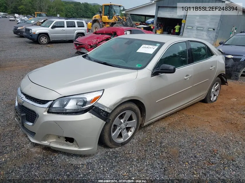 2014 Chevrolet Malibu 1Ls VIN: 1G11B5SL2EF248394 Lot: 45681574