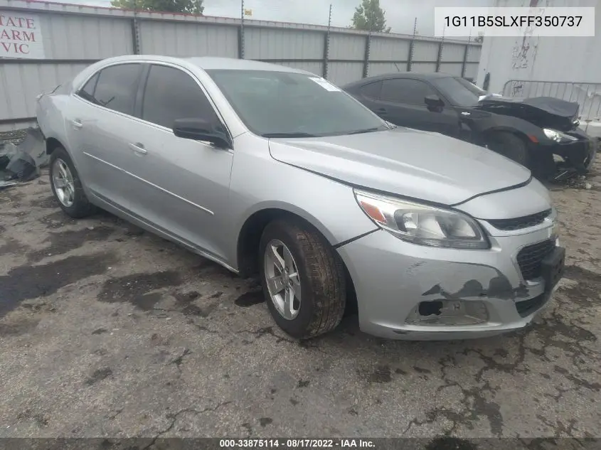 1G11B5SLXFF350737 2015 Chevrolet Malibu Ls