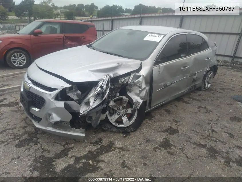 1G11B5SLXFF350737 2015 Chevrolet Malibu Ls