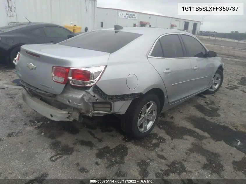 1G11B5SLXFF350737 2015 Chevrolet Malibu Ls