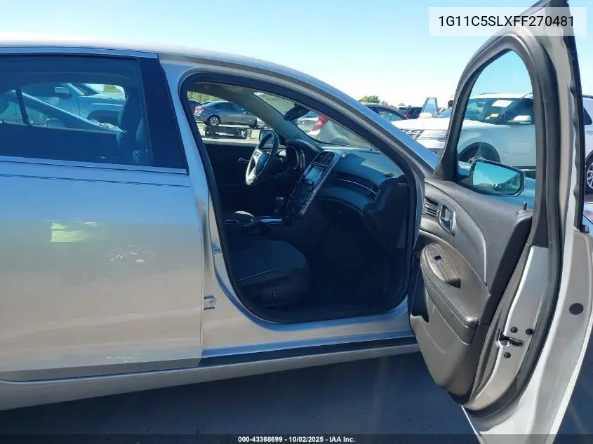 1G11C5SLXFF270481 2015 Chevrolet Malibu 1Lt