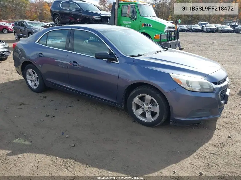1G11B5SL9FF218472 2015 Chevrolet Malibu Ls