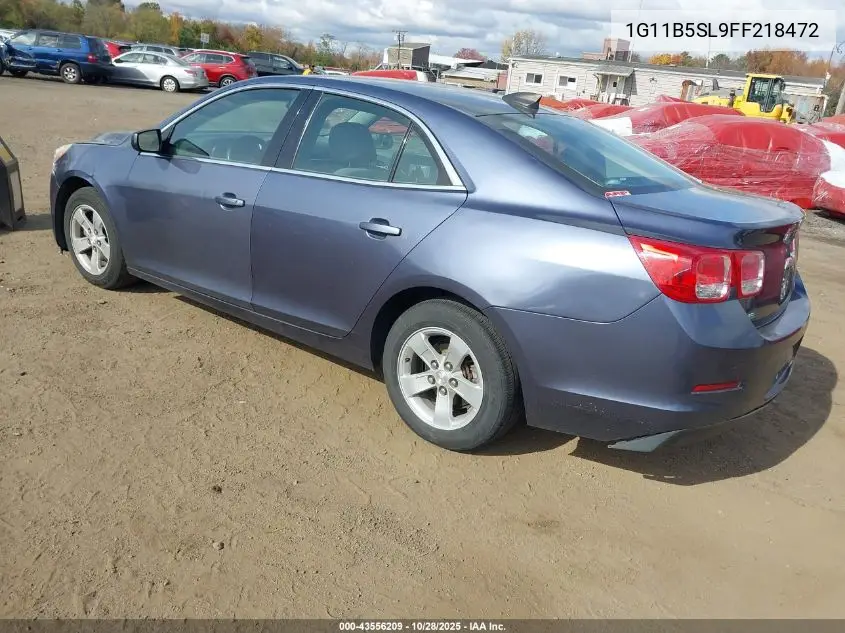 1G11B5SL9FF218472 2015 Chevrolet Malibu Ls