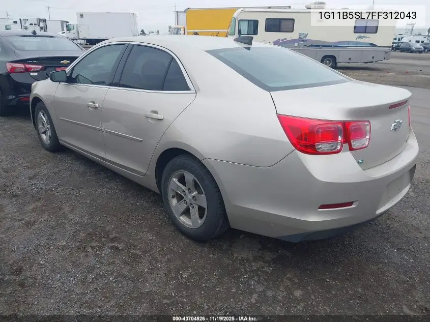 1G11B5SL7FF312043 2015 Chevrolet Malibu Ls
