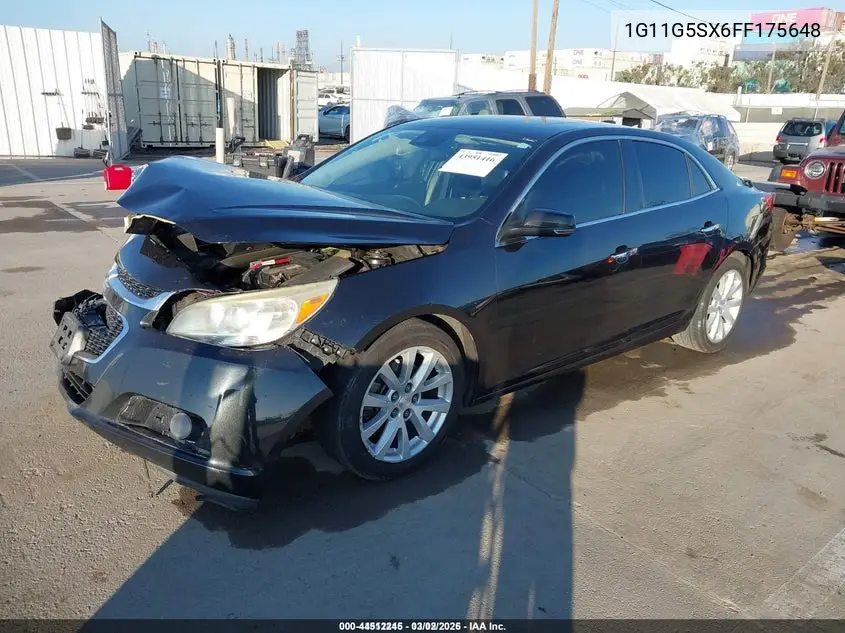 1G11G5SX6FF175648 2015 Chevrolet Malibu 2Lz