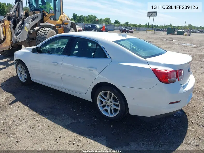 1G11C5SL4FF209126 2015 Chevrolet Malibu 1Lt