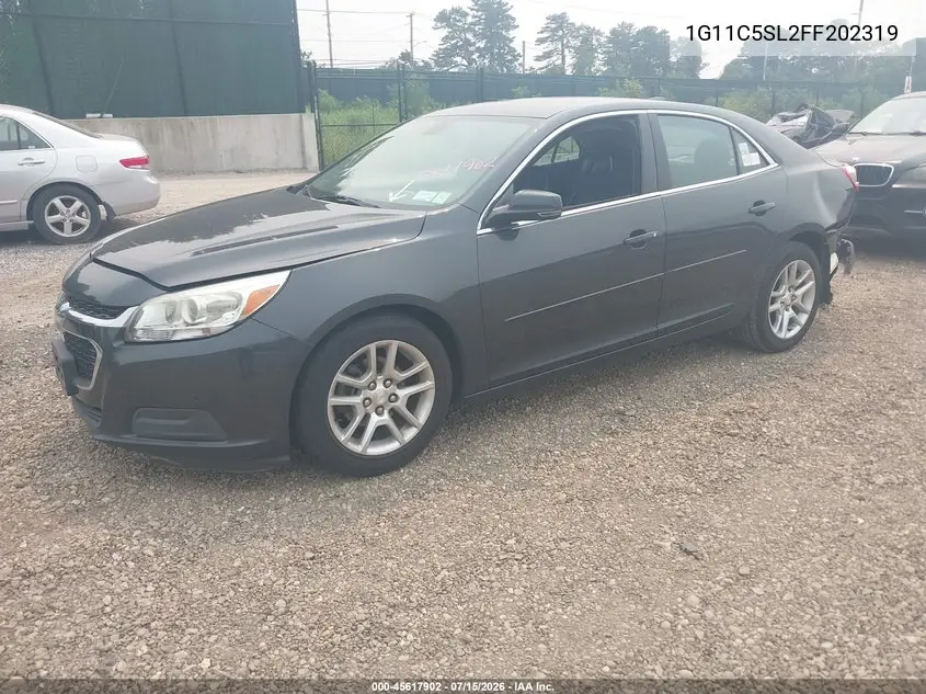 2015 Chevrolet Malibu 1Lt VIN: 1G11C5SL2FF202319 Lot: 45617902