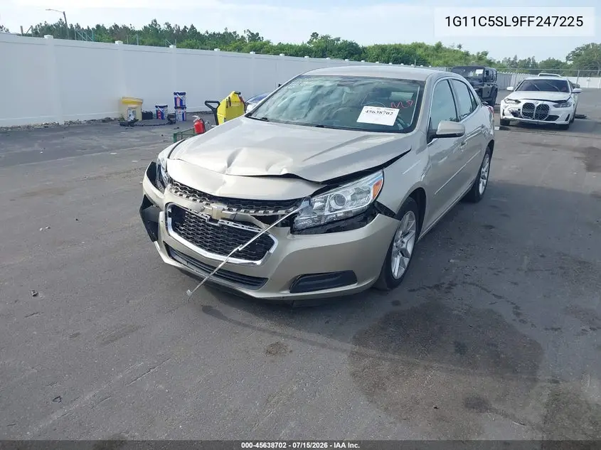 2015 Chevrolet Malibu 1Lt VIN: 1G11C5SL9FF247225 Lot: 45638702