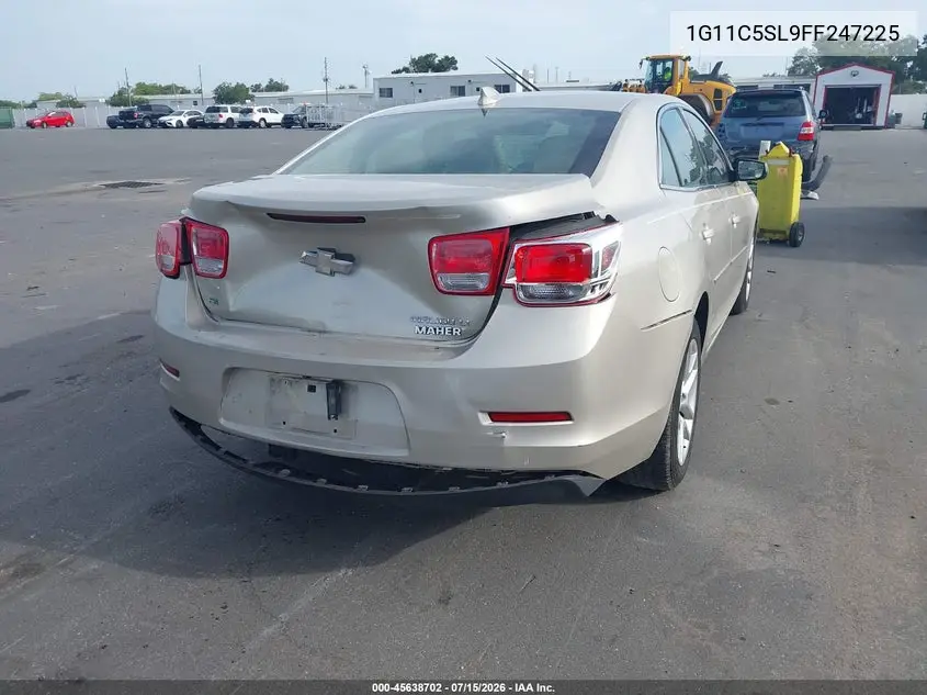 2015 Chevrolet Malibu 1Lt VIN: 1G11C5SL9FF247225 Lot: 45638702