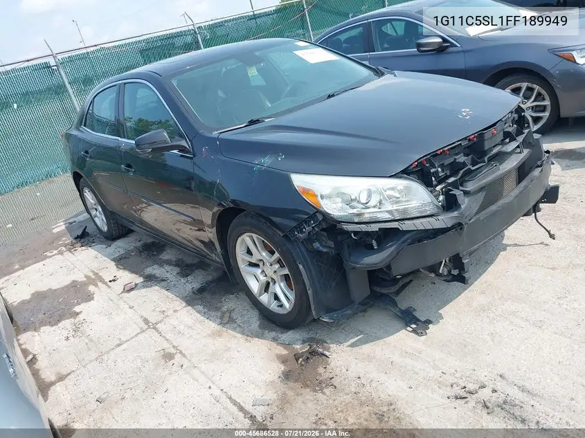 2015 Chevrolet Malibu 1Lt VIN: 1G11C5SL1FF189949 Lot: 45686528
