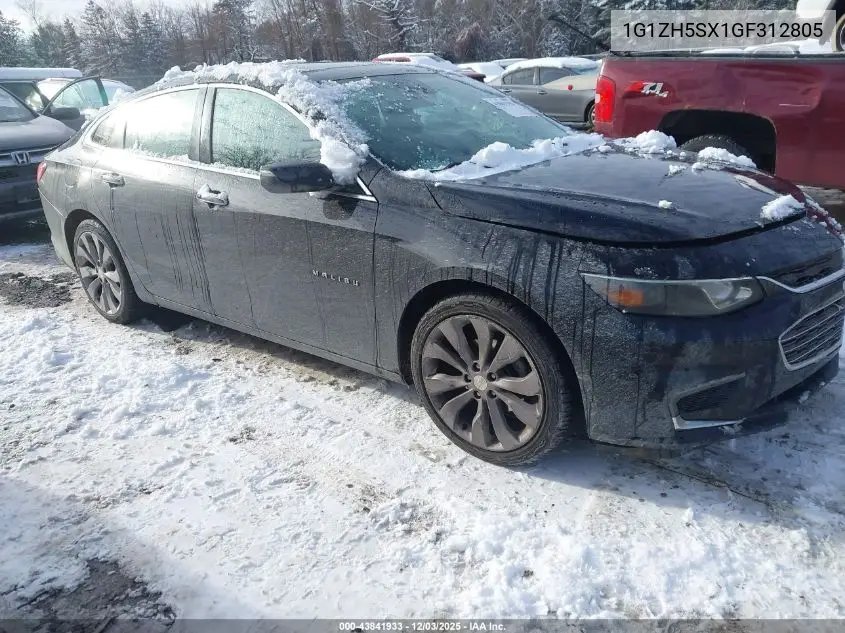 1G1ZH5SX1GF312805 2016 Chevrolet Malibu Premier