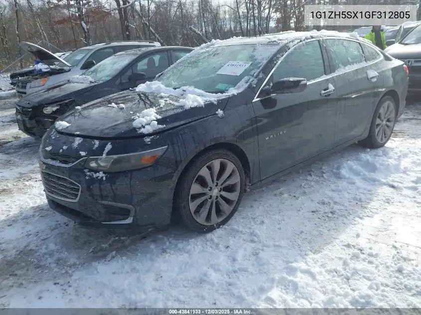 1G1ZH5SX1GF312805 2016 Chevrolet Malibu Premier